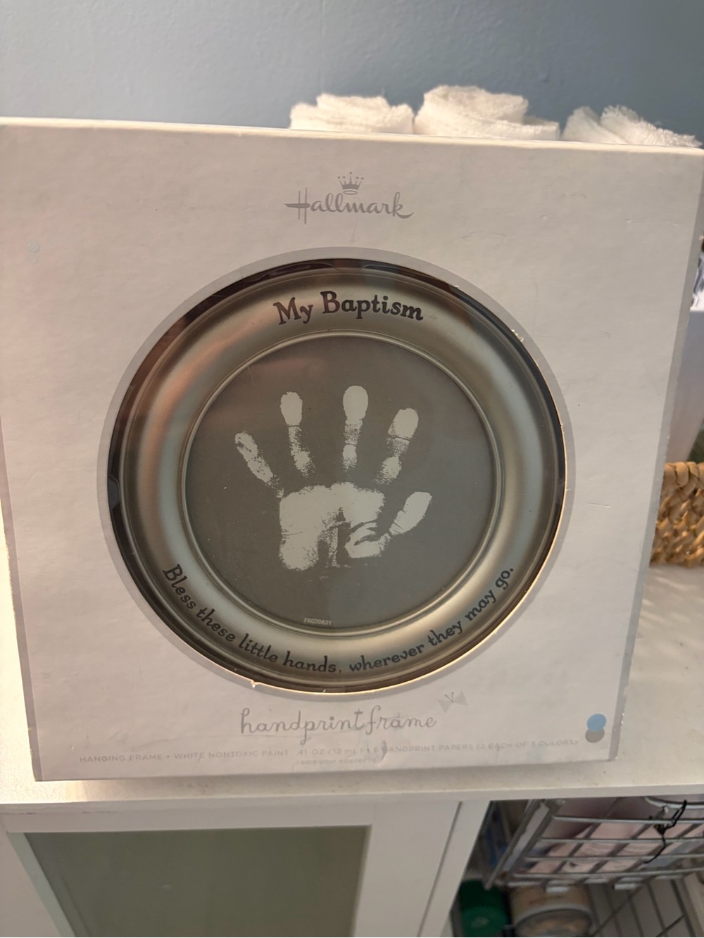Hallmark My Baptism Handprint Frame Kit